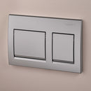 Geberit Alpha25 actuator plate, square, dual flush
