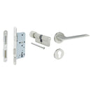 HAFELE ชุดมือจับประตูก้านโยกแม่เหล็ก (รุ่นประตูห้องน้ำ)