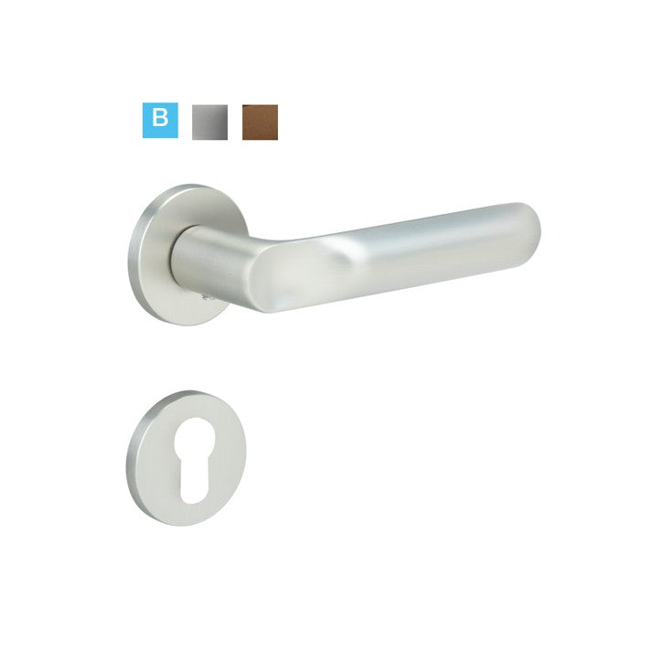 HAFELE ชุดมือจับประตูก้านโยกแม่เหล็ก (รุ่นประตูห้องน้ำ)