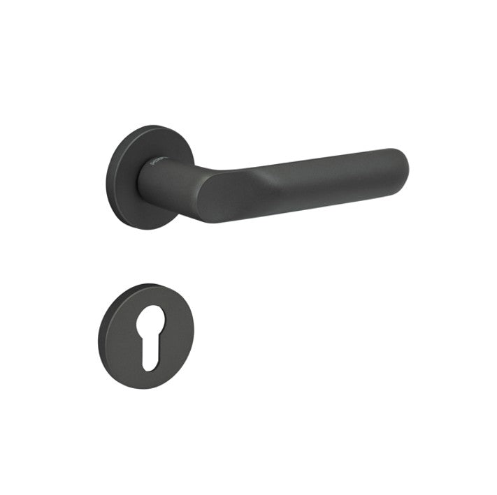 HAFELE ชุดมือจับประตูก้านโยกแม่เหล็ก (รุ่นประตูห้องน้ำ)