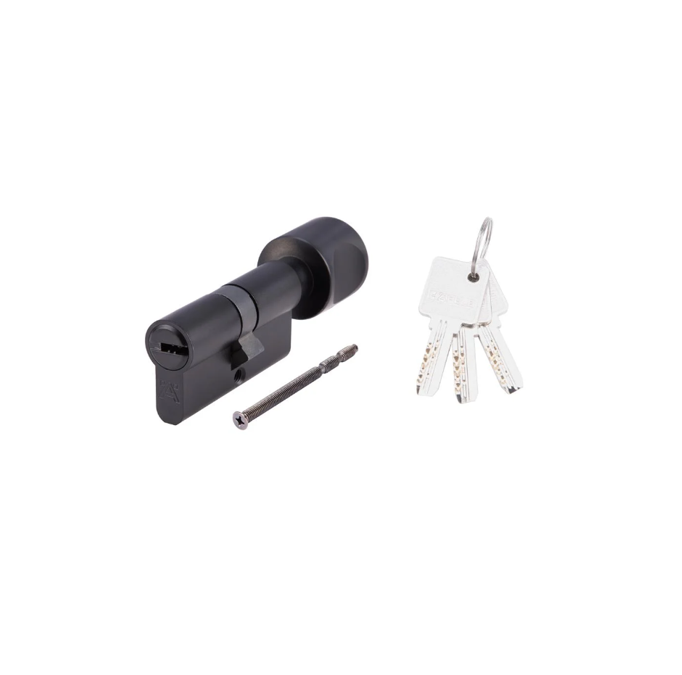 HAFELE ไส้กุญแจ MORTISE ทั่วไป 1 ด้าน สีดำ