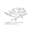 HAFELE เตาแก๊ส 2 หัวเตา ALULA