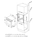 HAFELE เตาอบระบบ Multifunction แบบติดตั้งฝัง : SENSE SERIES 81L