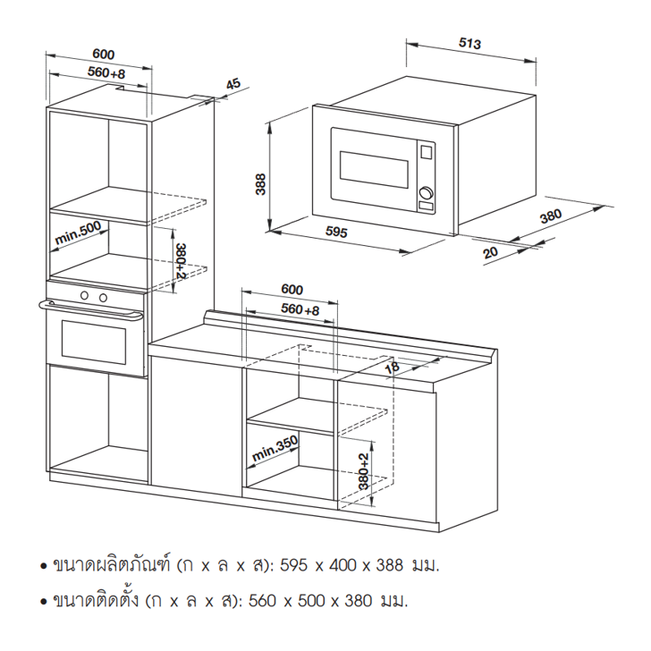OVEN & MICROWAVE SET 4