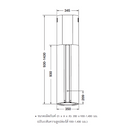 HAFELE เครื่องดูดควันแบบติดกลางห้อง: พลัส ซีรีย์ [BONARIA]