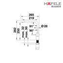 [แลกซื้อราคาพิเศษ เฉพาะโปรโมชัน CUCINA PRIVILEGE] อ่างล้างจาน+ก๊อกน้ำ BLANCO