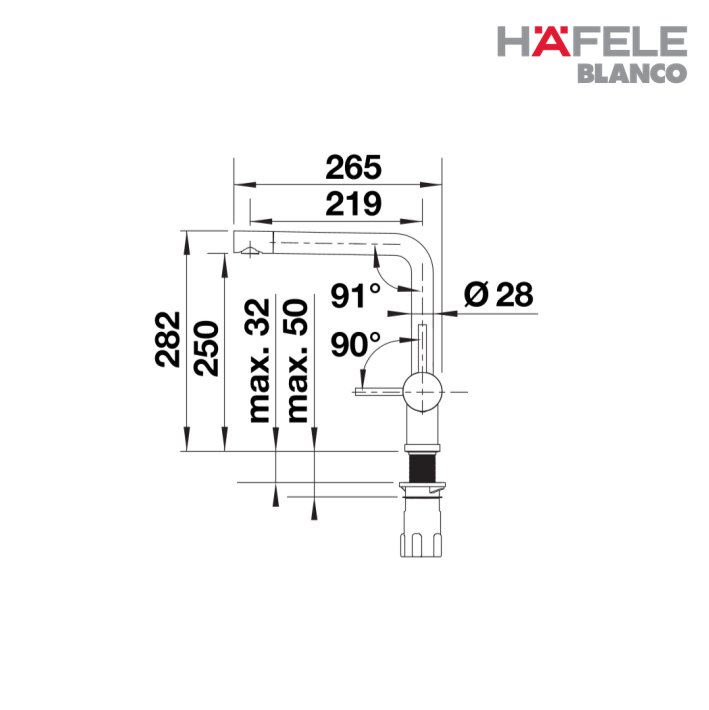 [แลกซื้อราคาพิเศษ เฉพาะโปรโมชัน CUCINA PRIVILEGE] อ่างล้างจาน+ก๊อกน้ำ BLANCO