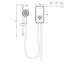 (Pre-Order) HAFELE เครื่องทำน้ำอุ่น พร้อมชุดฝักบัวสายอ่อน