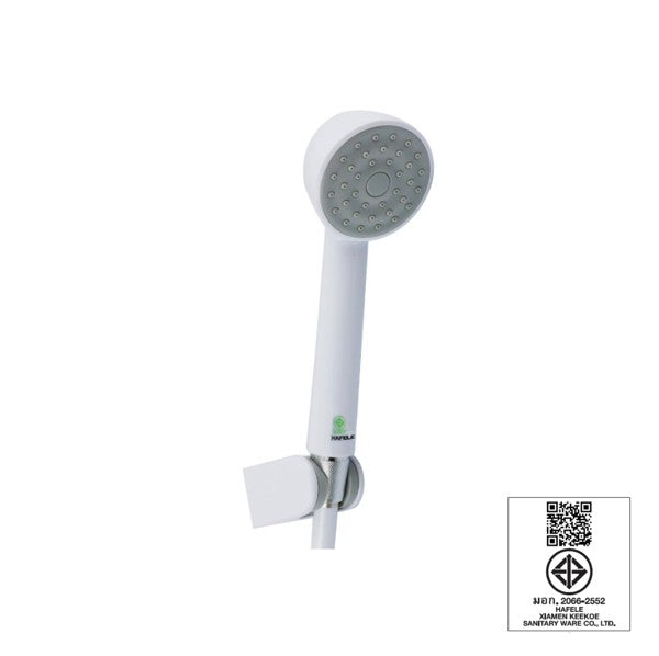 HAFELE ชุดฝักบัวสายอ่อน 1 ระดับ สีขาว