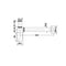 HAFELE ท่อน้ำทิ้งอ่างล้างหน้าแบบกระปุก 305 mm. / WATER TRAP BRASS 305MM
