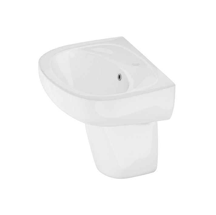 HAFELE อ่างล้างหน้าแบบแขวนผนัง พร้อมขาแขวนอ่าง