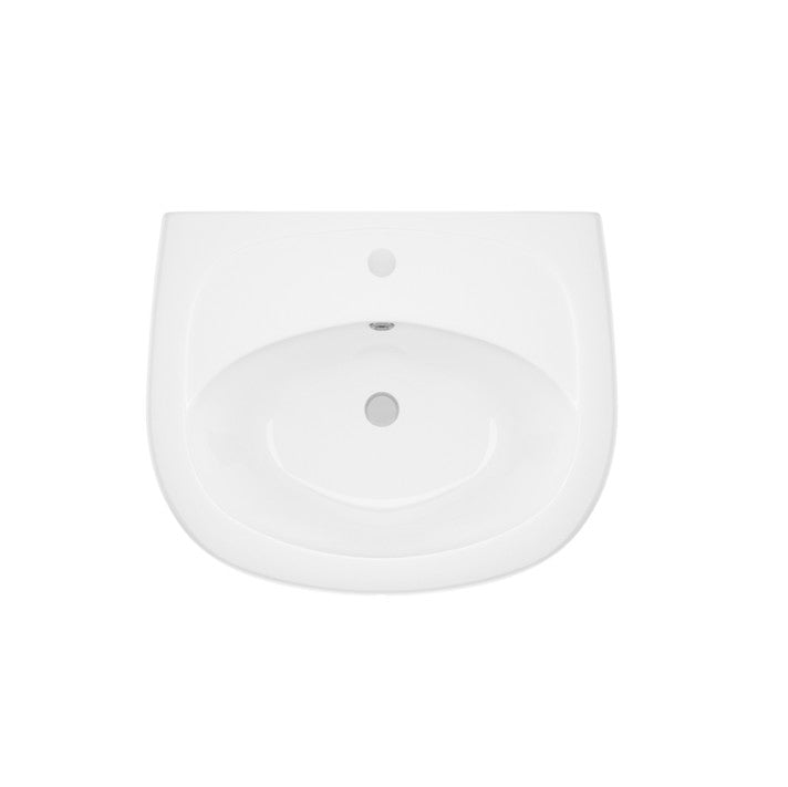 HAFELE อ่างล้างหน้าแบบแขวนผนัง พร้อมขาแขวนอ่าง