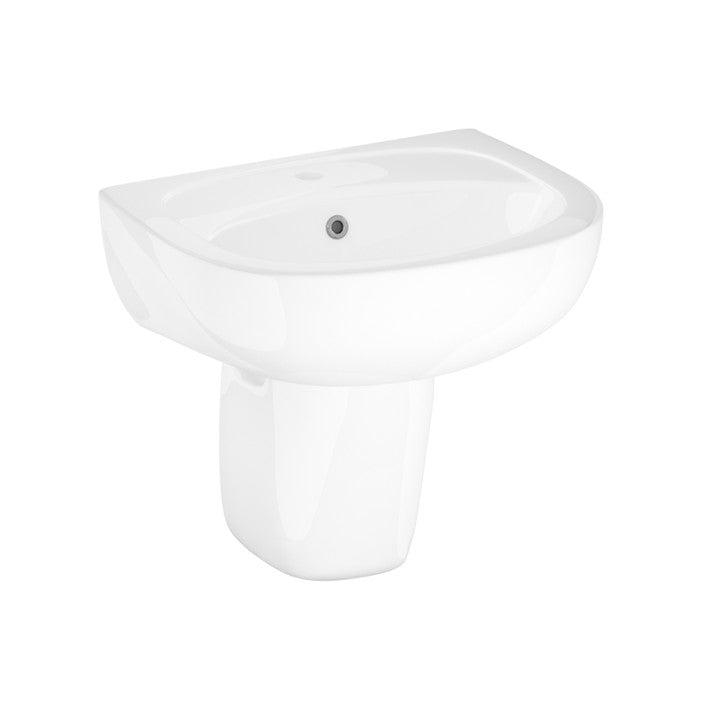 HAFELE อ่างล้างหน้าแบบแขวนผนัง พร้อมขาแขวนอ่าง