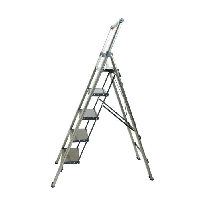 HAFELE บันไดอะลูมิเนียมพับได้ 5 ขั้น พร้อมมือจับ