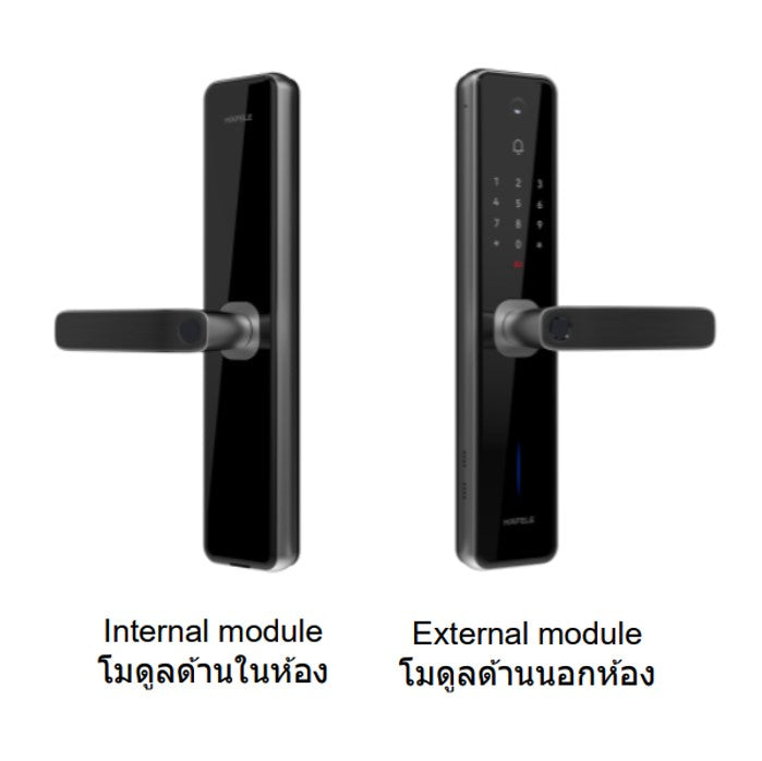 HAFELE ชุดล็อกประตูระบบดิจิตอลรุ่น ZENITH