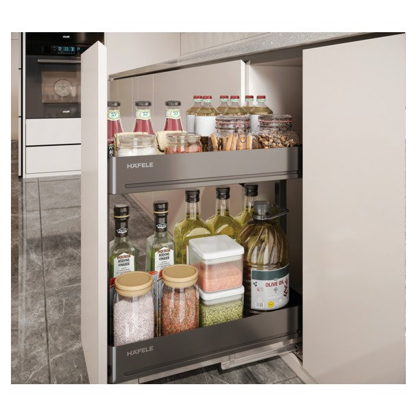 HAFELE ชุดใส่อุปกรณ์ทำอาหารแบบบานดึง - UTENSIO PLUS