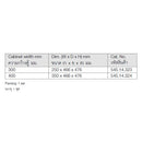 HAFELE ชุดใส่อุปกรณ์ทำอาหารแบบบานดึง - UTENSIO PLUS