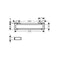 AXOR Universal Softsquare Rail grab bar