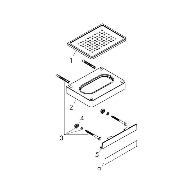 AXOR Universal Softsquare Soap dish/ shelf
