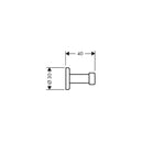 AXOR Uno Towel hook