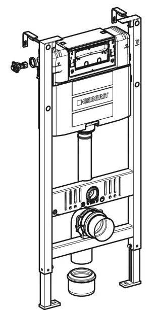 Geberit Duofix element for wall-hung WC