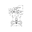 Hansgrohe Talis E Single Lever Manual Bath Mixer
