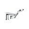 Hansgrohe Talis E 3-hole rim mounted single lever bath mixer