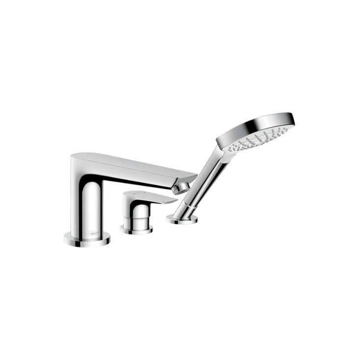 Hansgrohe Talis E 3-hole rim mounted single lever bath mixer