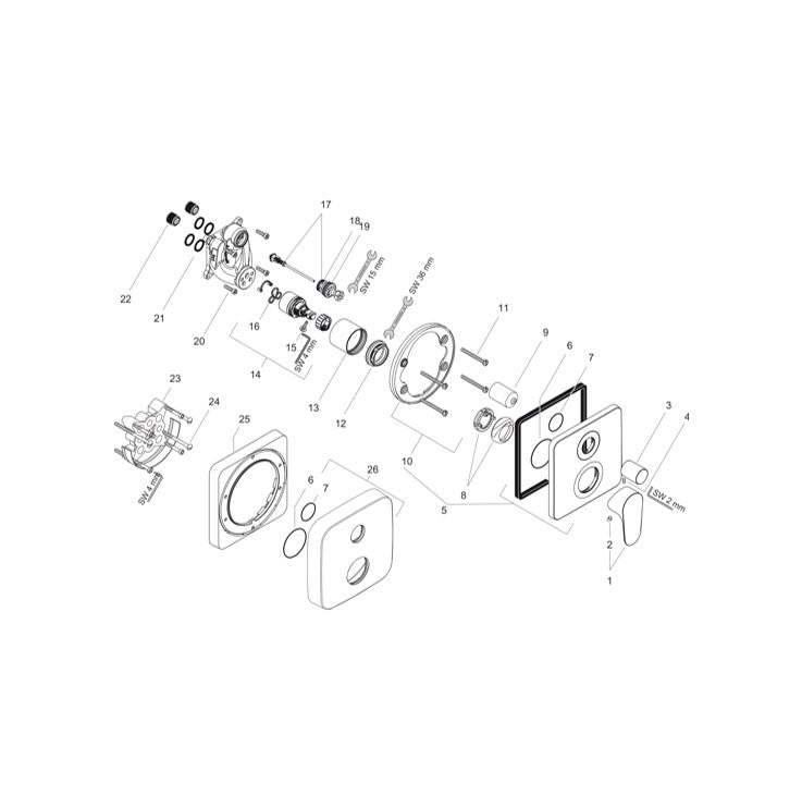 AXOR Citterio M Single lever bath mixer