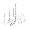 AXOR Basic set for 4-hole rim mounted bath mixer