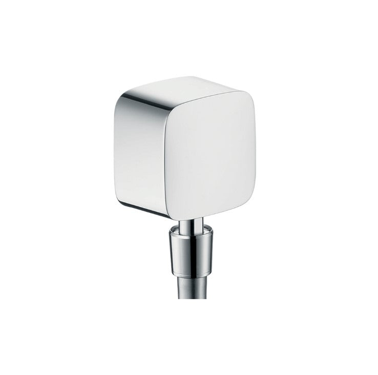 Hansgrohe FixFit Wall outlet with non-return valve and pivot joint