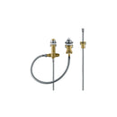 Hansgrohe Basic set for 3-hole rim mounted single lever bath mixer