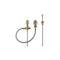 Hansgrohe Basic set for 3-hole rim mounted single lever bath mixer