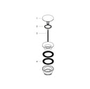 AXOR Push-open waste set