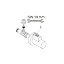 Hansgrohe  Angle valve with cover outlet G 3/8