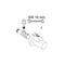 Hansgrohe  Angle valve with cover outlet G 3/8