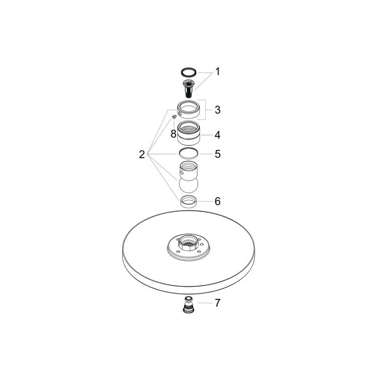 AXOR Starck Overhead shower 240 1jet