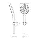 HAFELE ฝักบัวปรับได้ 3 ระดับ - SENSE SERIES