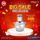 HAFELE เครื่องบดสับอาหารโถแก้ว 2 ลิตร