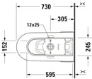 DURAVIT ME by Starck One-piece toilet