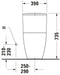 DURAVIT ME by Starck One-piece toilet