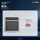 HAFELE เตาอบระบบ Multifunction แบบติดตั้งฝัง: ซีรีย์ พลาติโน่ 65L