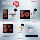 HAFELE เตาไฟฟ้ากระจกเซรามิก: พลัส ซีรีย์ - VARIO DUO 2X