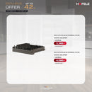 HAFELE ชุดตะแกรงคว่ำจานชามบานดึงและบานเปิด UTENSIO PLUS