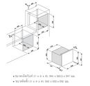 HAFELE เตาอบระบบ Multifunction แบบติดตั้งฝัง: ซีรีย์ พลาติโน่