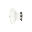 HAFELE ปุ่มจับเซรามิค ฐานและหัวเสียบสีดีบุกรมดำ 37X30 มม.