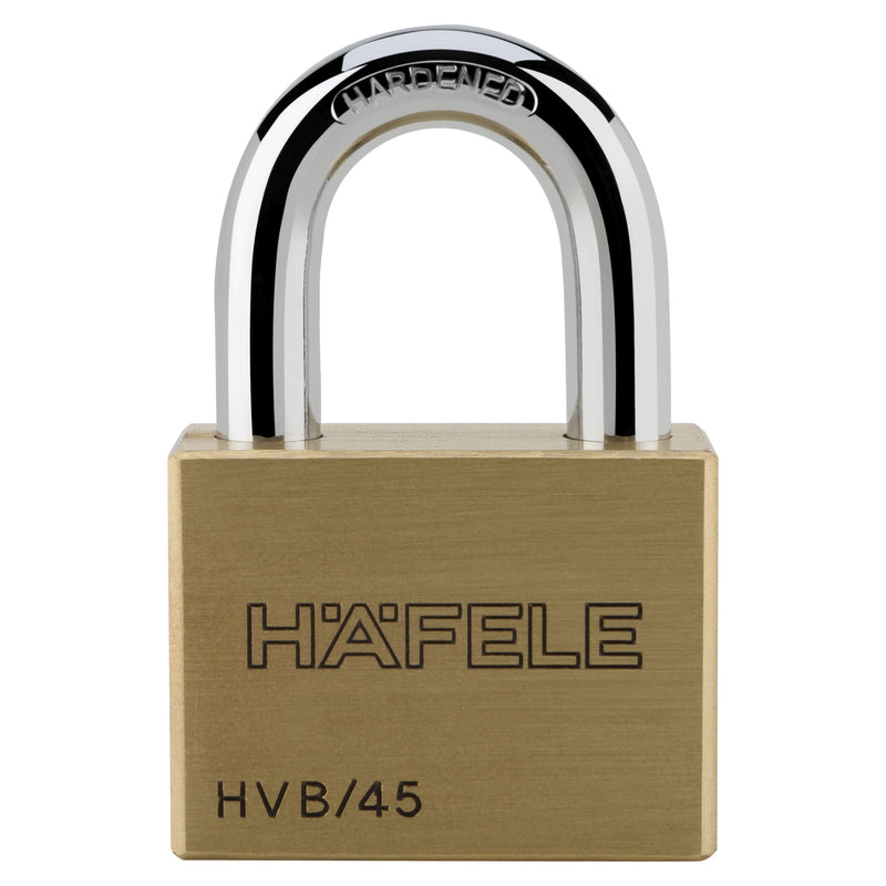 HAFELE กุญแจคล้องสายยูทองเหลือง / BRASS PADLOCK