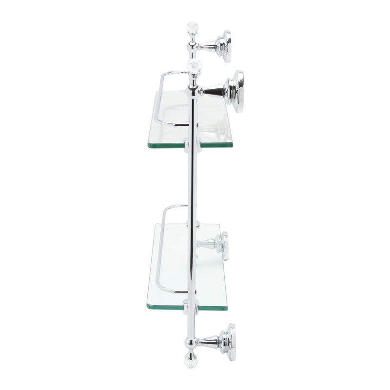 HAFELE ชั้นวางของแบบกระจก 2 ชั้น รุ่น CRYSTALIO