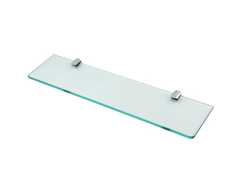 ชั้นวางของแบบกระจก รุ่น  RENOIR / GLASS SHELF CHR.POL. 500X125X22MM