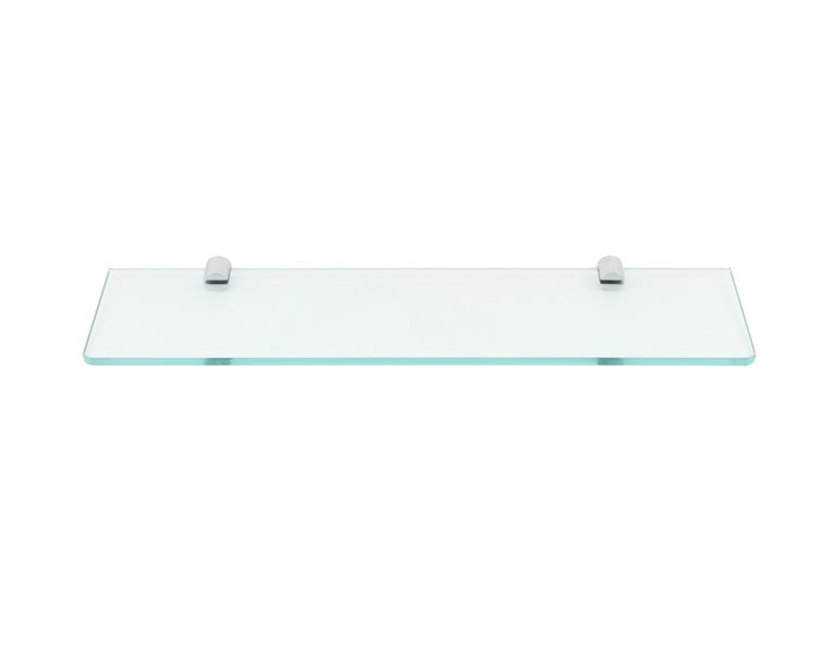 ชั้นวางของแบบกระจก รุ่น  RENOIR / GLASS SHELF CHR.POL. 500X125X22MM